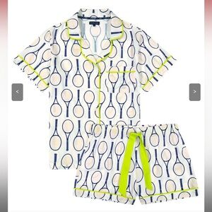 Katie Kime Tennis Time print pajama set Size XS